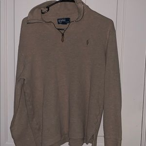 Ralph Lauren Polo Beige Half-Zip Pullover